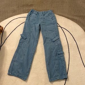 BDG Y2K cargo pant baby blue